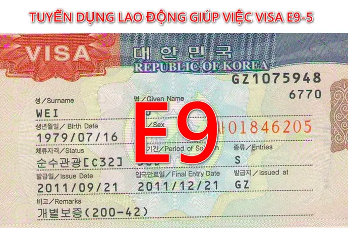TUYỂN DỤNG ỨNG VIÊN LAO ĐỘNG GIÚP VIỆC VISA E9-5